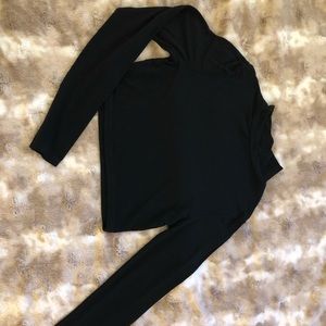 Turtle Neck Crop Top